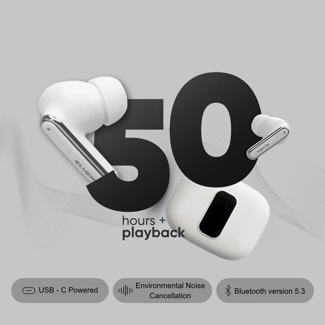 Elver Buds U Quad Mic True Wireless Earbuds - Image 4